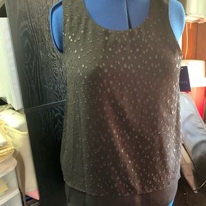 Apt 8 Black sparkle tank